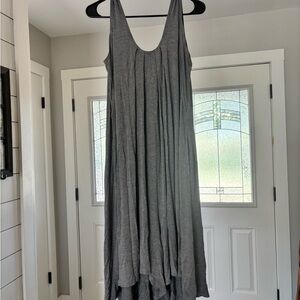 Latched Mama Gray Midi Nursing Romper